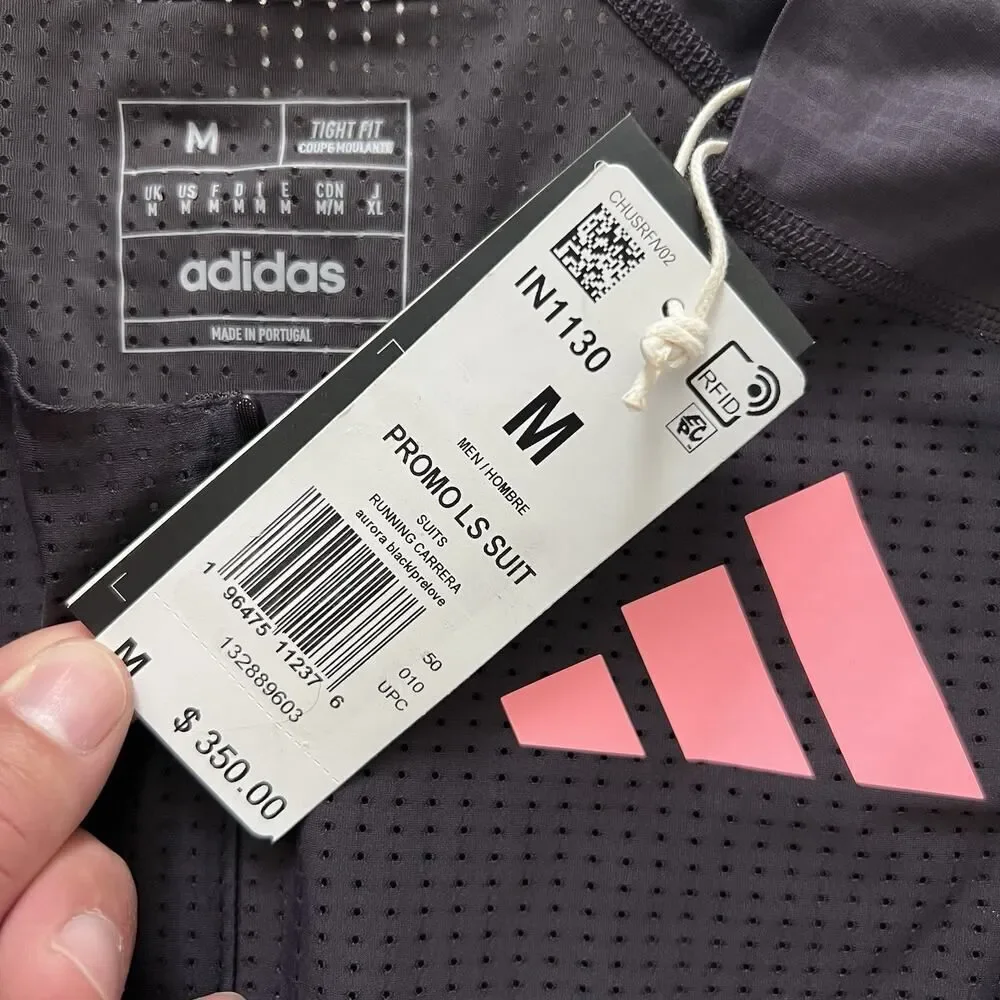 Adidas 2024 Pro Elite Team Promo LS Speedsuit Purple Men's Sz Medium IN1130 $350
